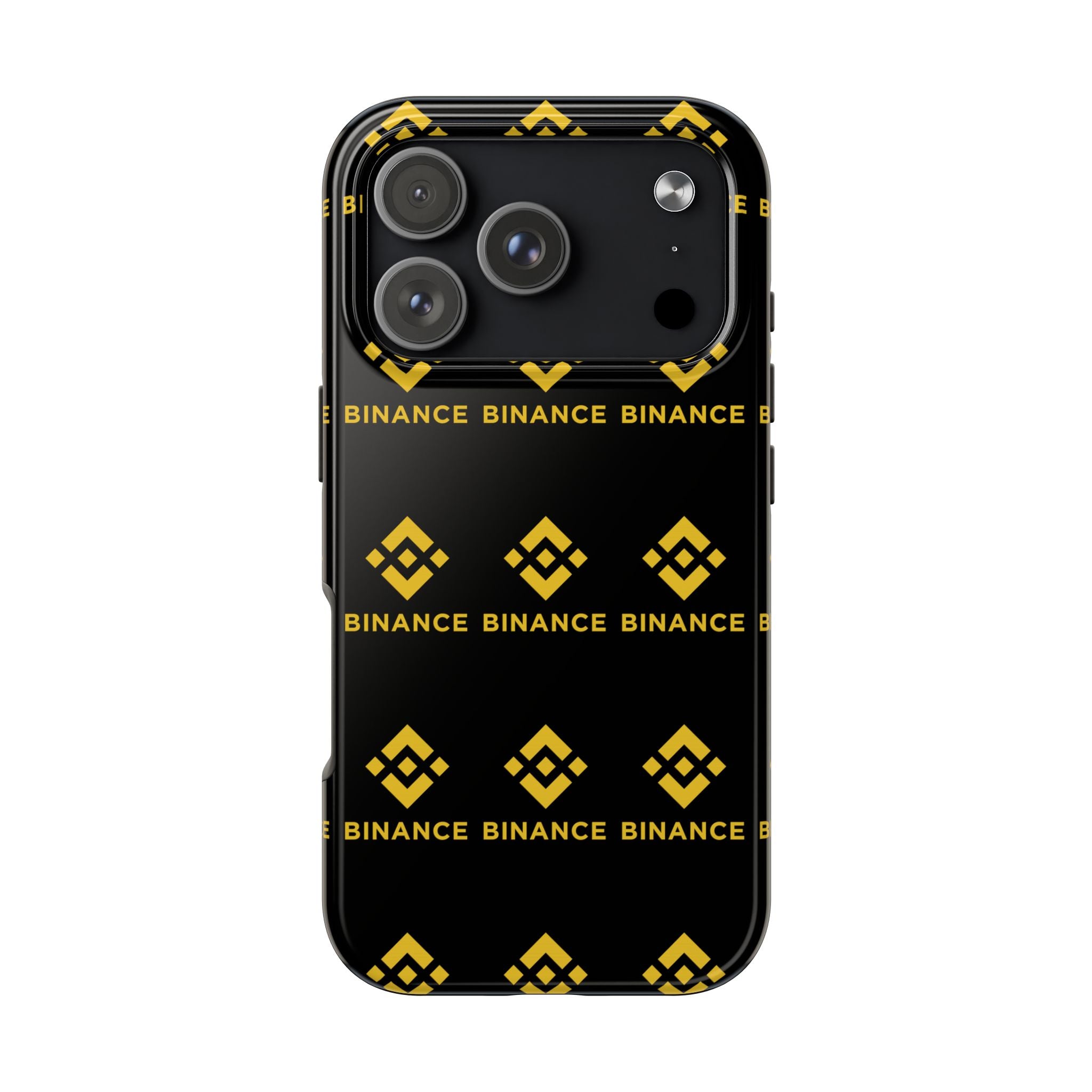 Binance Tough Phone Case | BNB Crypto Phone Case | iPhone and Samsung Case | Glossy Protective Cover | Binance Logo Case