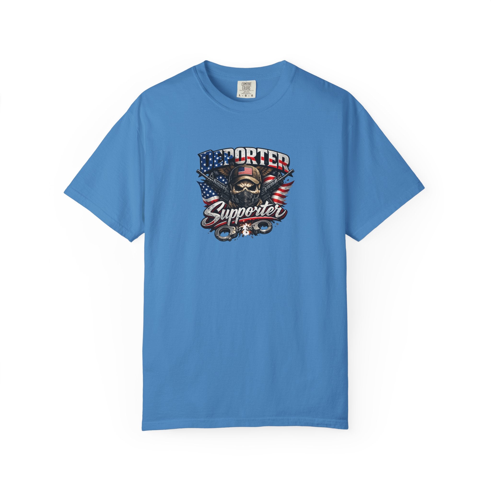 Deporter Supporter TShirt | Patriotic Statement Tee | American Pride Graphic Shirt | Freedom & Border Security Tee | 9 colors - 100% cotton