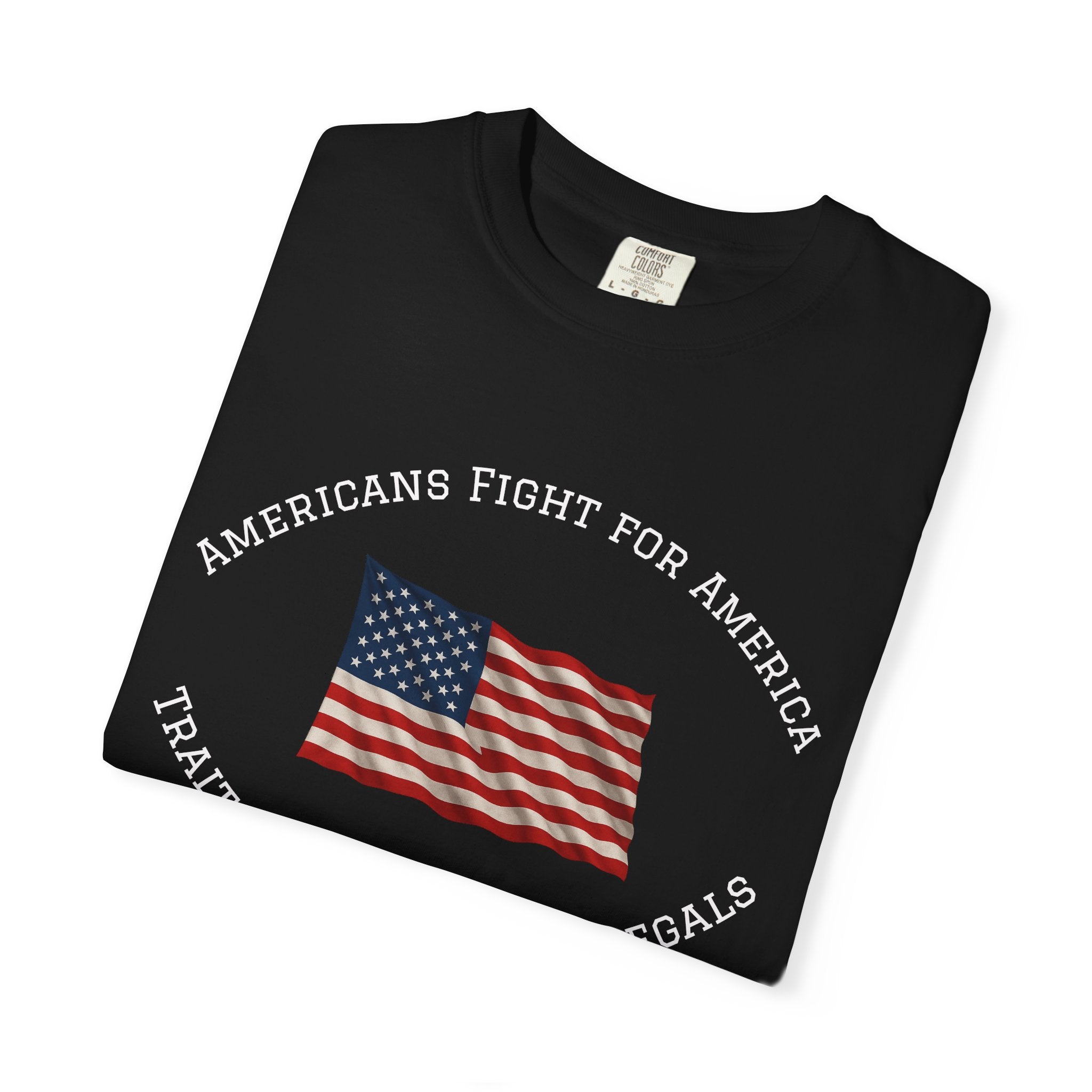 Patriotic American Flag Shirt | Bold USA Statement Tee | Freedom Graphic T-Shirt | Gift for Patriots | 5 colors - 100% cotton