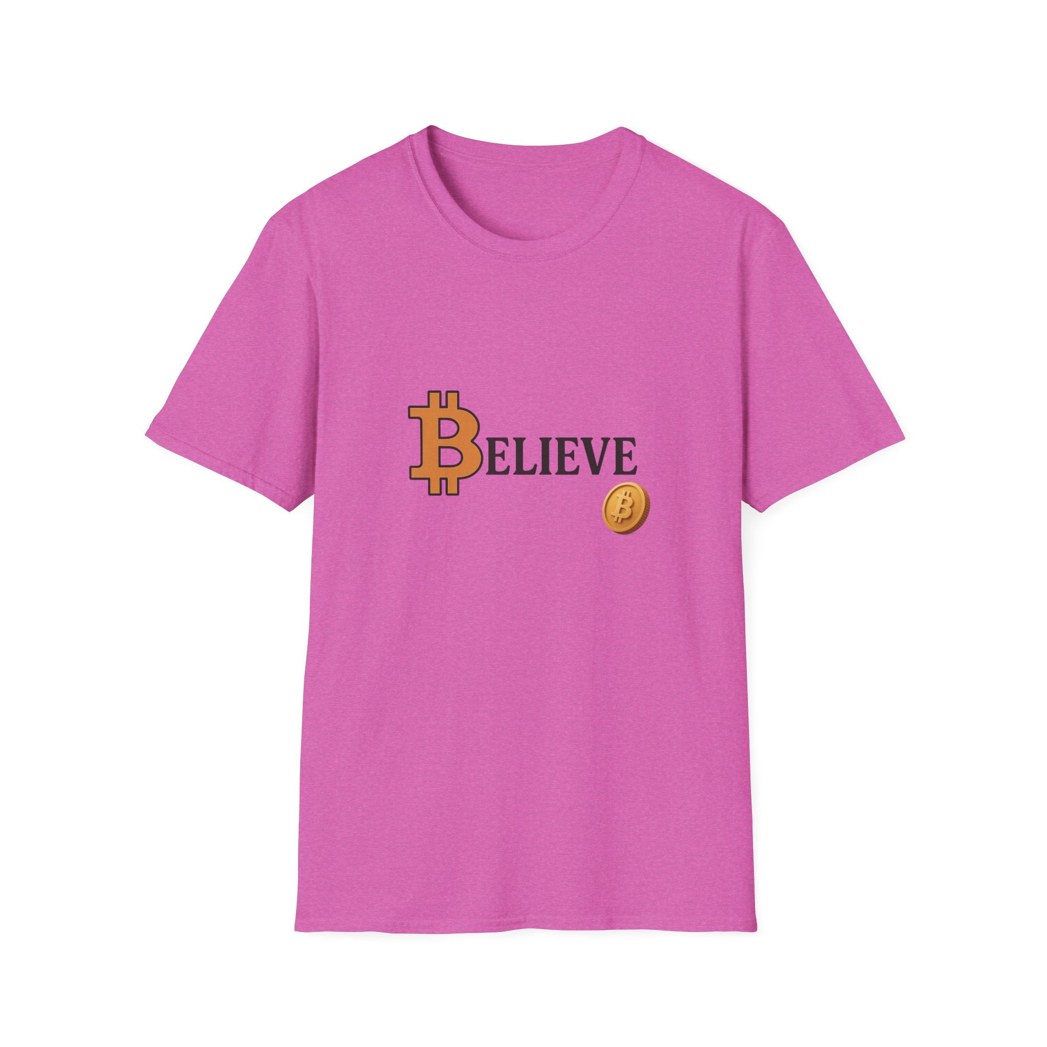 Bitcoin Believe T-Shirt Tee | Power in Every Thread | 4 colors - 100% cotton