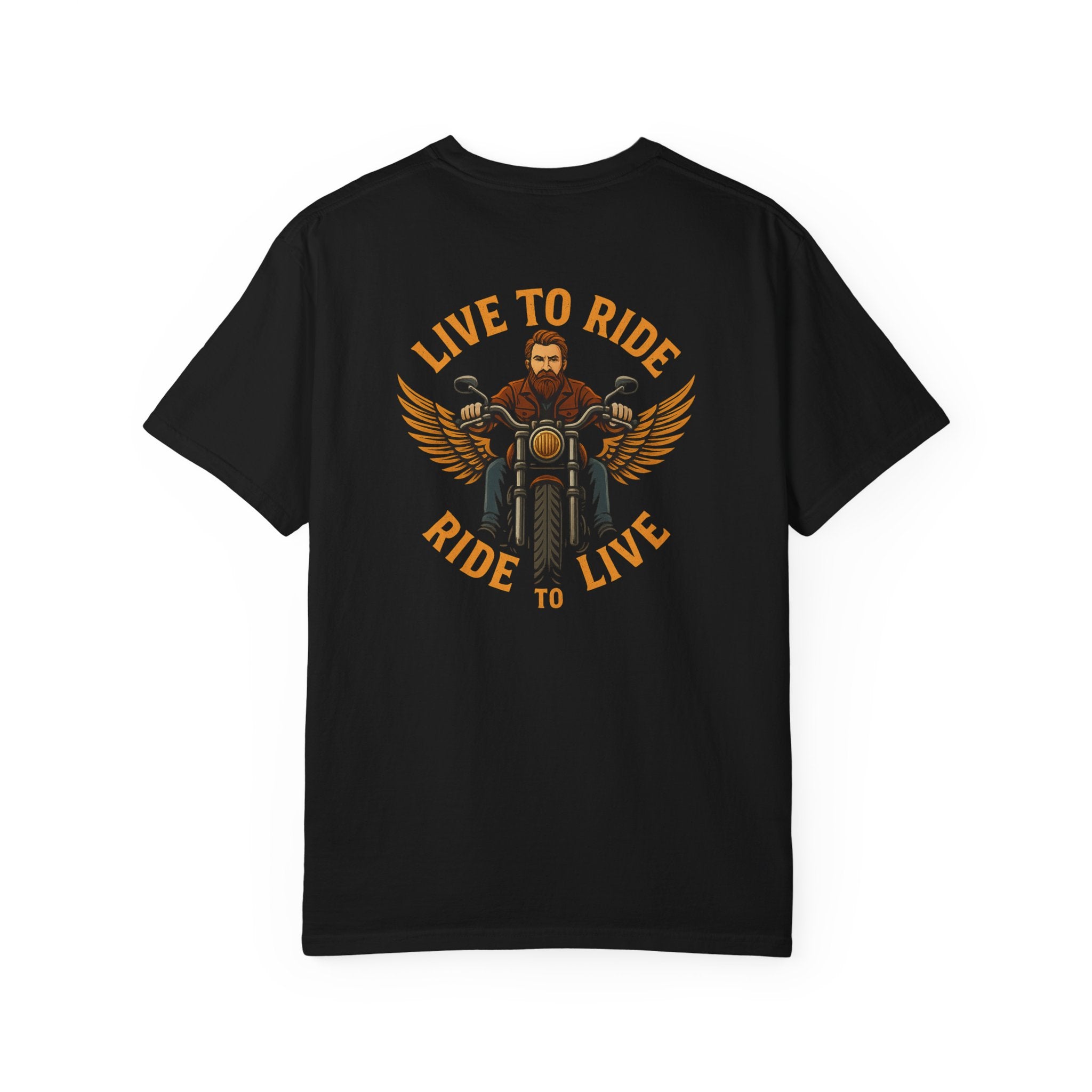 Live to Ride Ride to Live Biker T-Shirt | Vintage Motorcycle Rider Graphic Tee | Gift for Bikers | 4 colors - 100% cotton