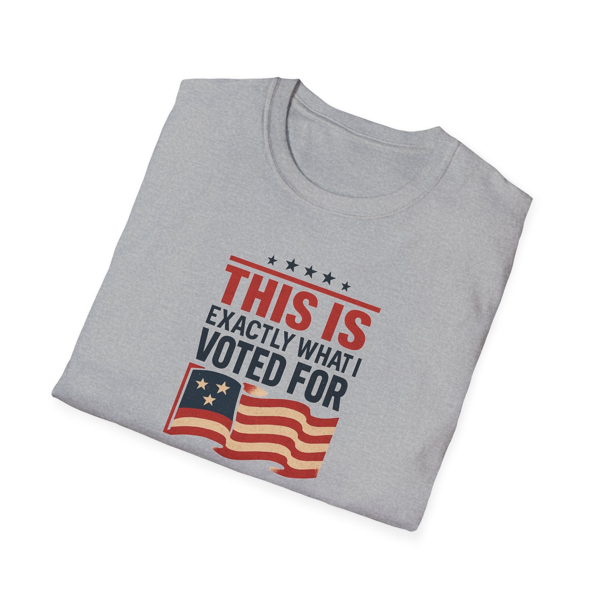 Show Your Voice | American Pride Tee | Patriotic Graphic T-Shirt-Red White & Blue USA Flag | 4 colors - 100% cotton