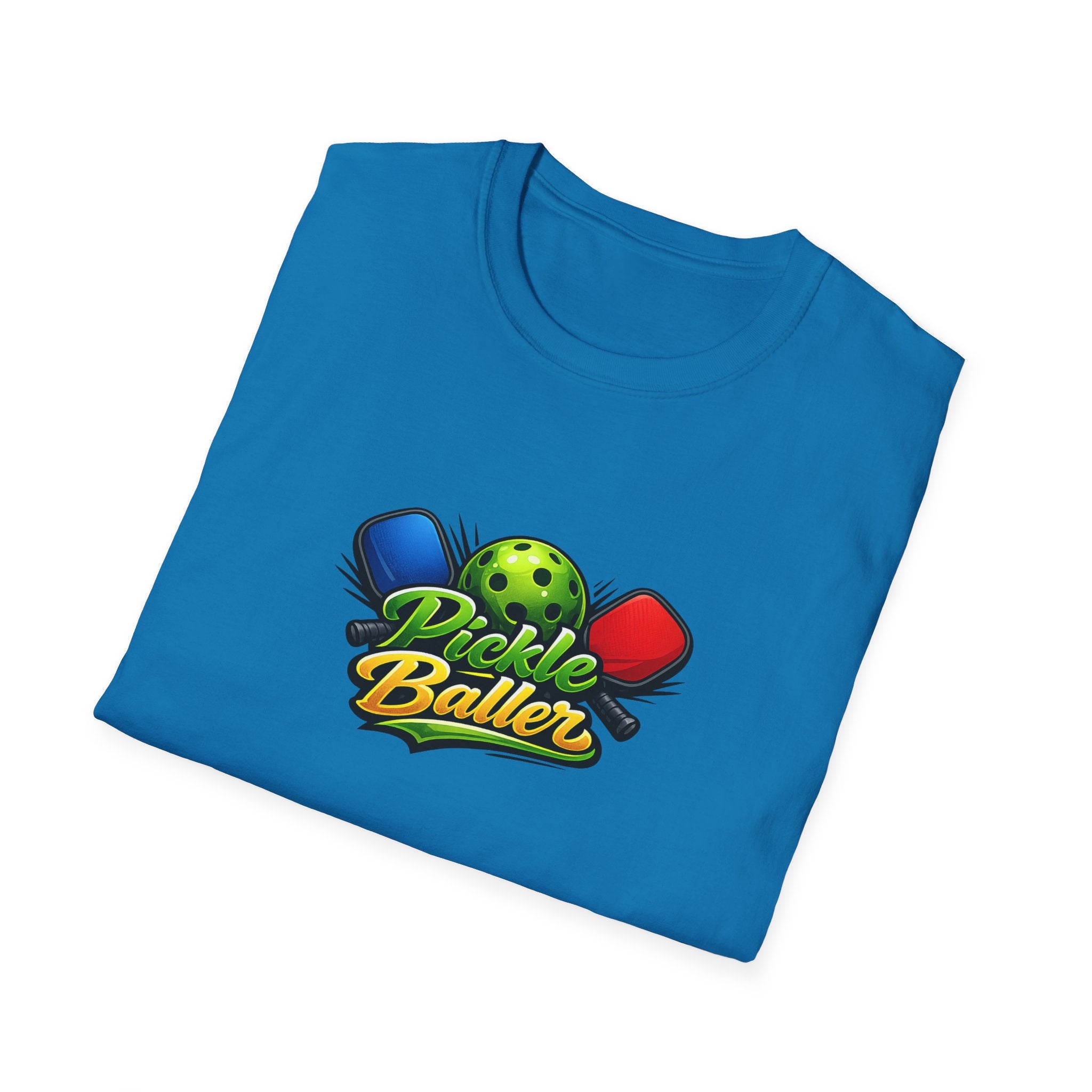 Pickle Baller TShirt | Funny Pickleball Shirt for Men & Women | Pickleball Player Gift | Pickleball Lover Apparel | 6 colors - 100% cotton