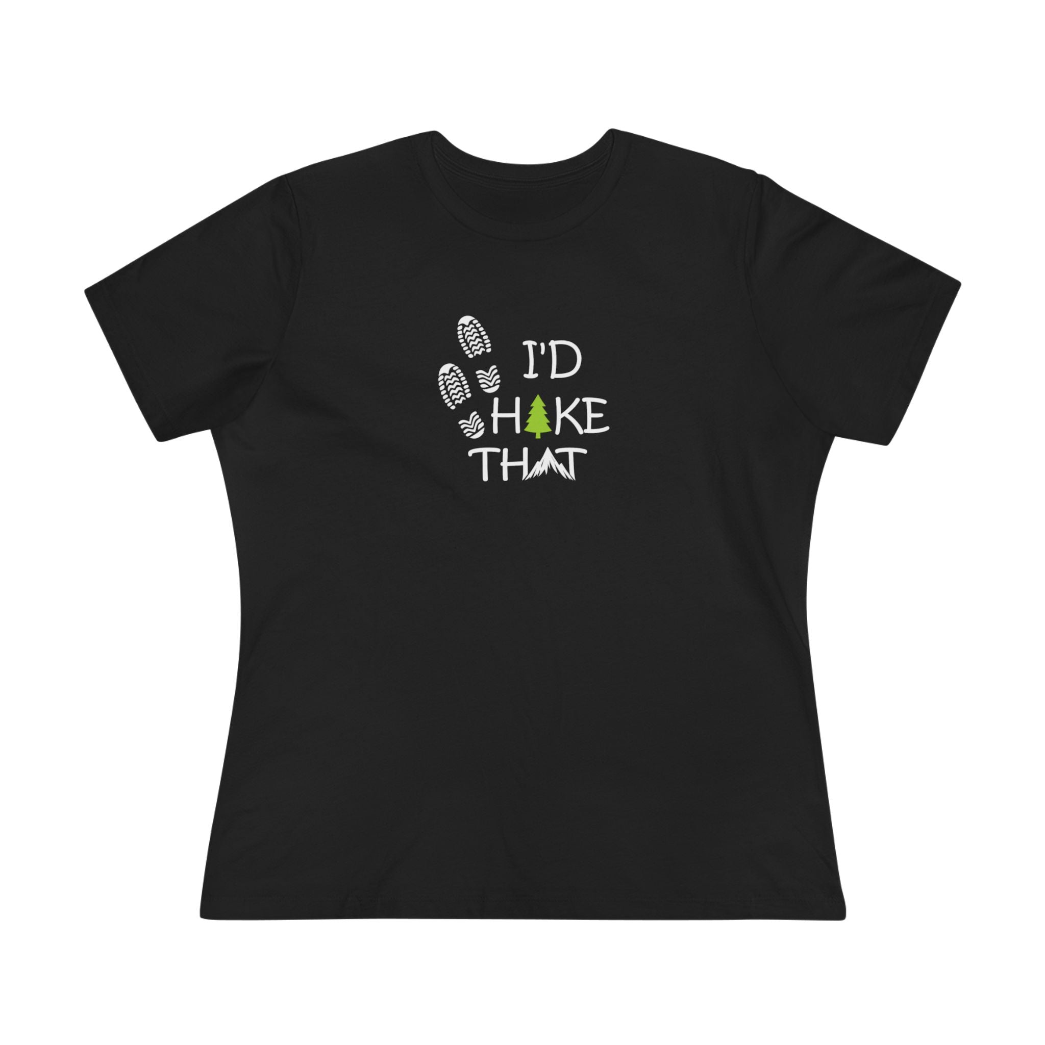 I'd Hike That Shirt | Women's Hiking Tee | Outdoor Nature Lover Gift | Trail Lover Tee | Adventure Hiker Gift | 4 colors - 100% cotton