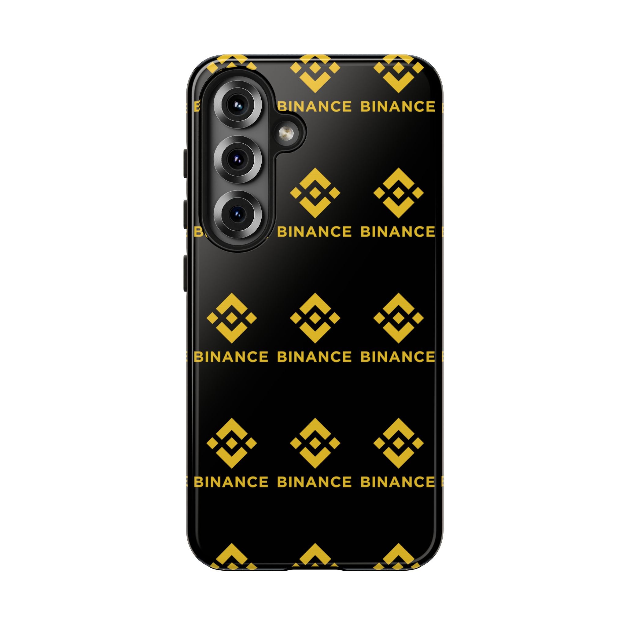 Binance Tough Phone Case | BNB Crypto Phone Case | iPhone and Samsung Case | Glossy Protective Cover | Binance Logo Case