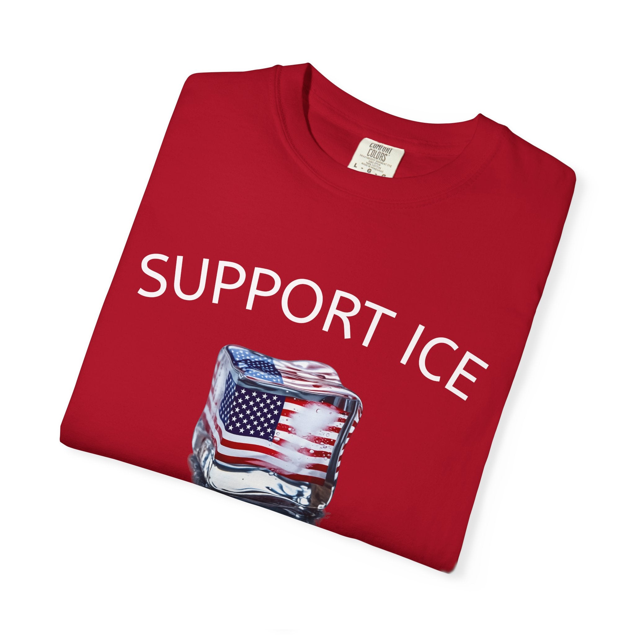 Support ICE Shirt | Patriotic Law Enforcement Tee | Pro Police Apparel | Freedom Support Shirt | USA Pride Tee | 9 colors - 100% cotton