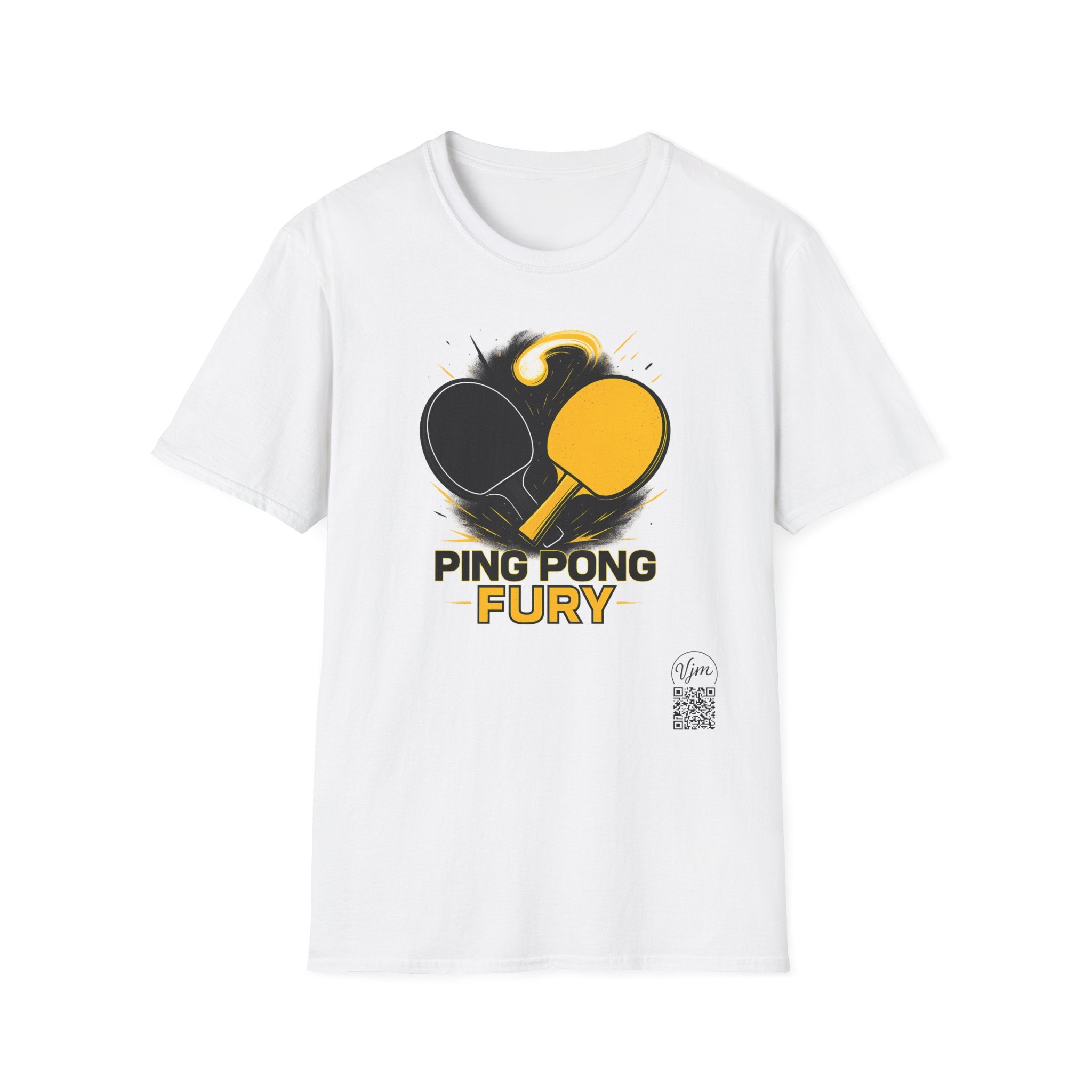Ping Pong Fury Graphic Tee | Bold Table Tennis Style & Premium Comfort | 2 colors - 100% cotton