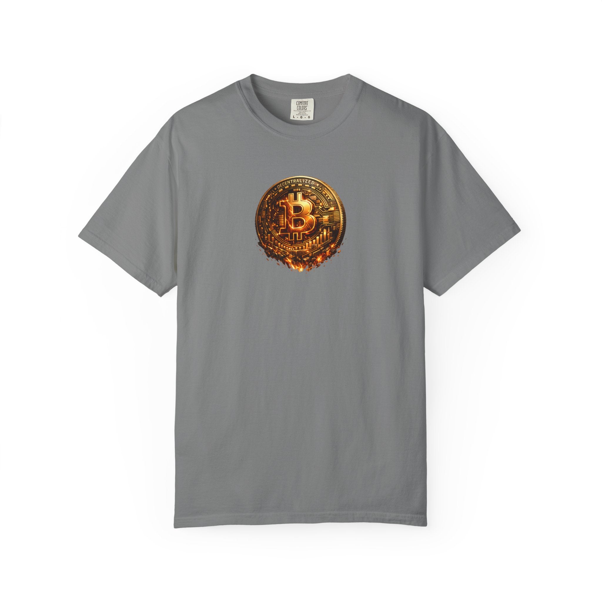 Melting Bitcoin Coin TShirt | Digital Currency Shirt | Bitcoin Fan Gift | Blockchain Crypto Apparel | 8 colors - 100% cotton