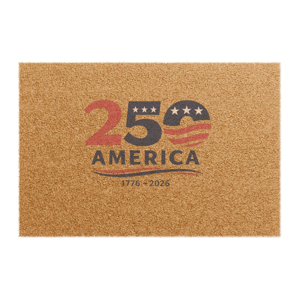 America 250 Doormat | 1776-2026 Patriotic Welcome Mat | USA 250th Anniversary | Independence Mat  | 24" × 16"