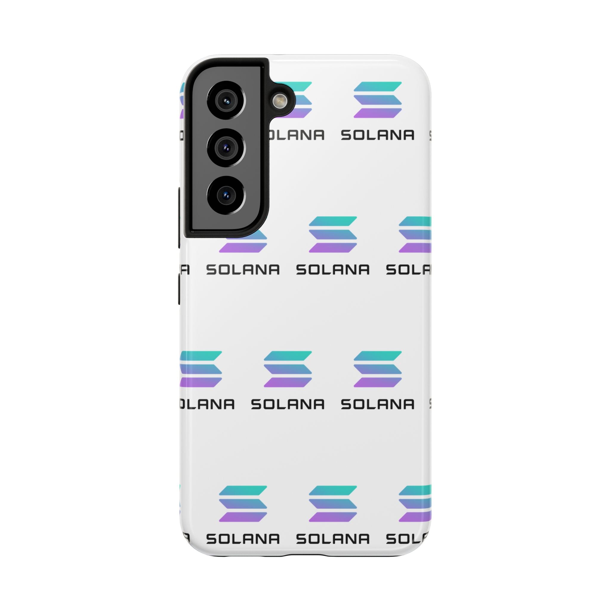 Solana Tough Phone Case | Crypto Phone Case | iPhone and Samsung Case | Glossy Protective Cover | SOL Phone Case