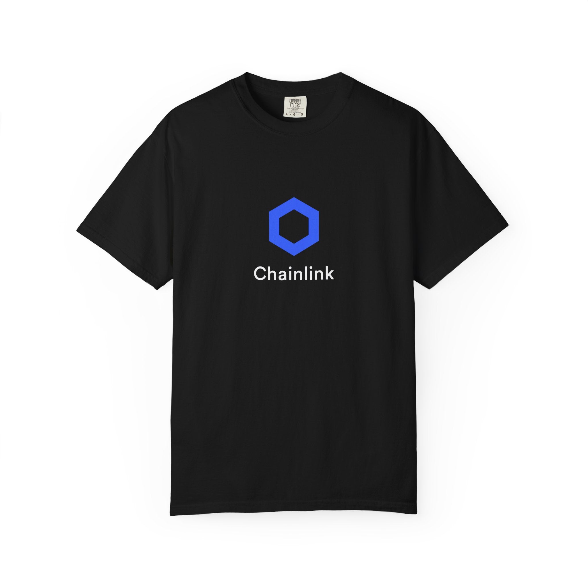 Chainlink Crypto T-Shirt | Black Blockchain Tee for Web3 Traders | LINK Investor Gift | Crypto Enthusiast Apparel | 3 colors - 100% cotton