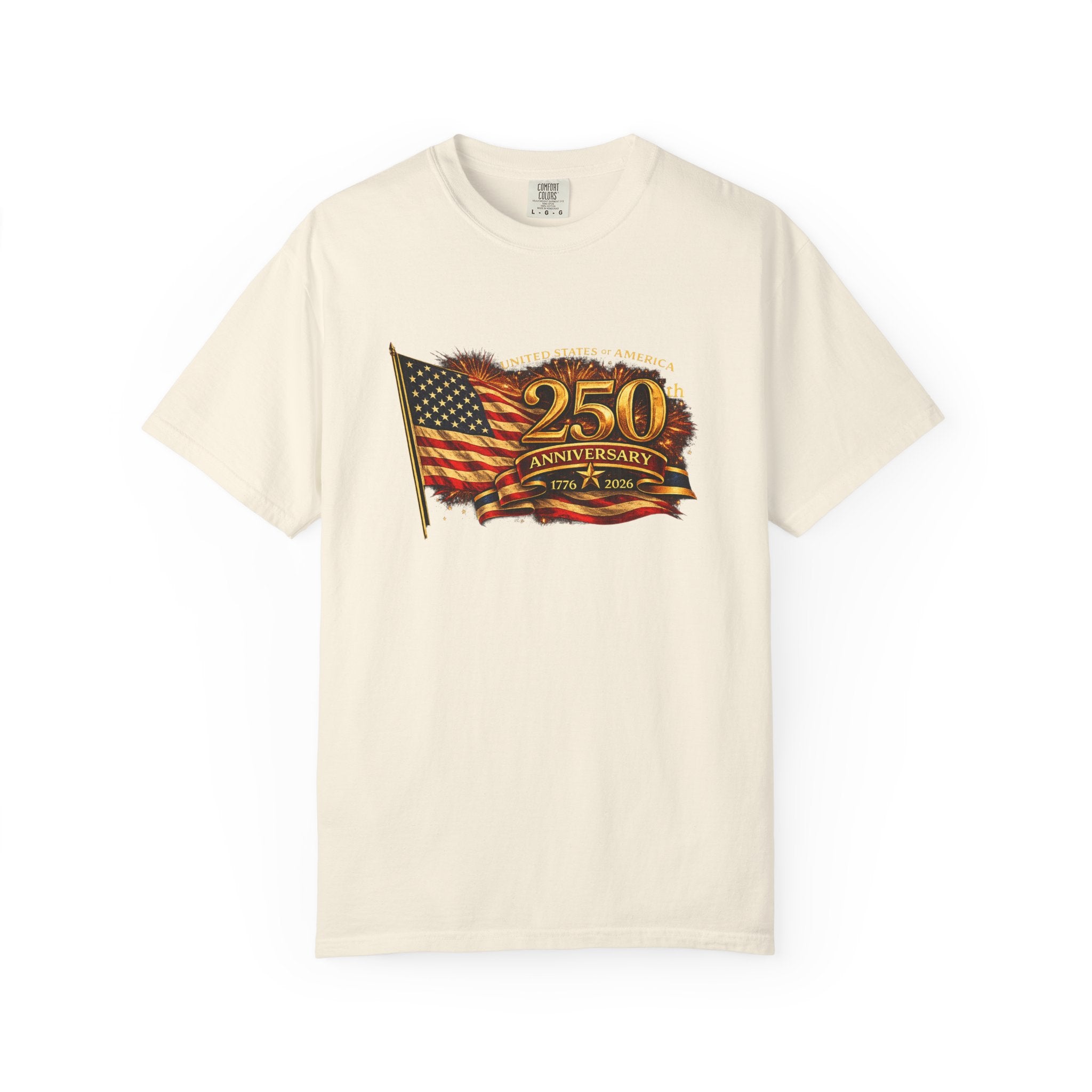 USA 250th Anniversary Shirt 1776-2026 Patriotic American Flag Tee | Matching Couple 4th of July Tee | America Gift - 8 colors -  100% cotton