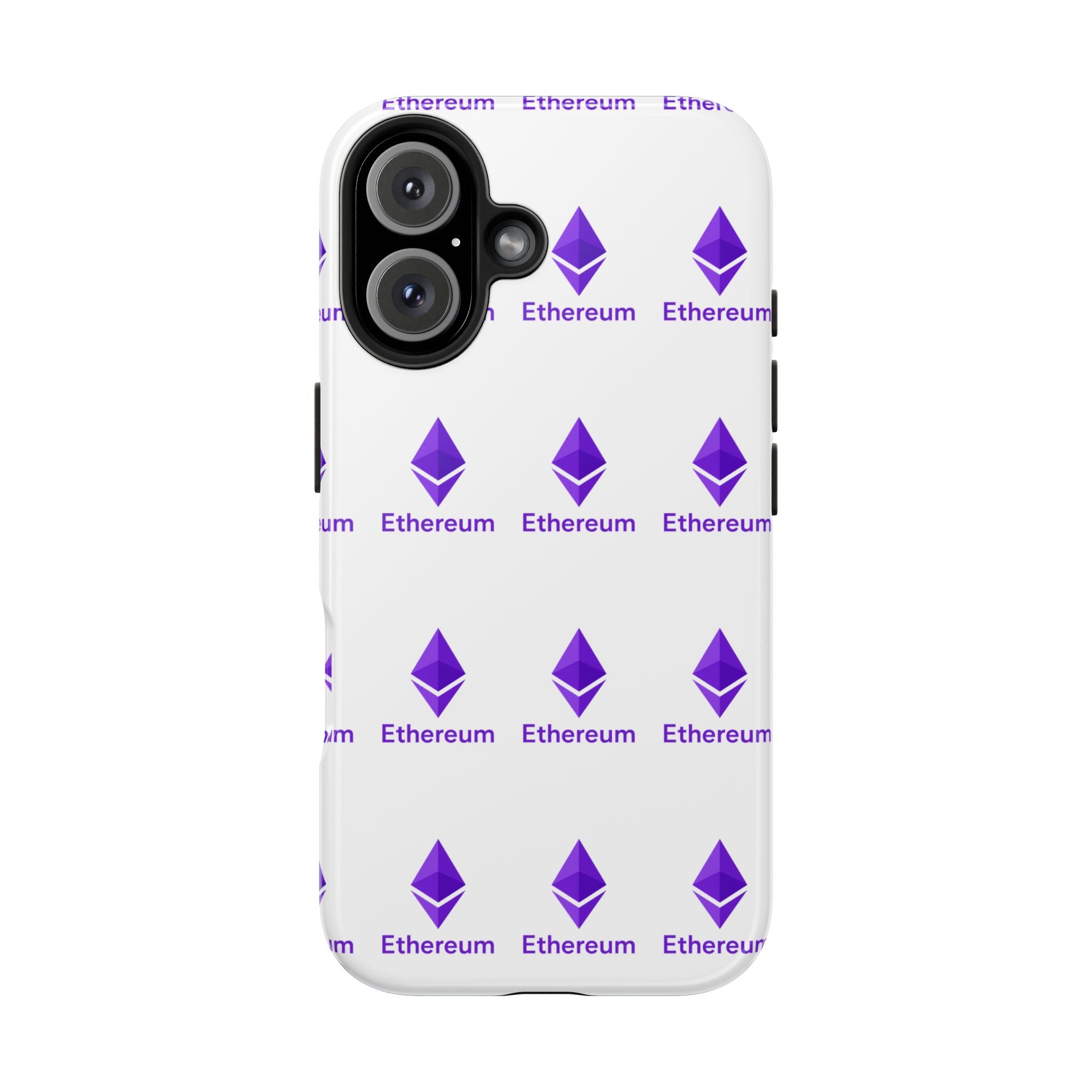 Ethereum Tough Phone Case | Crypto iPhone Samsung Case | Glossy Protective Phone Cover | Impact Resistant ETH Case
