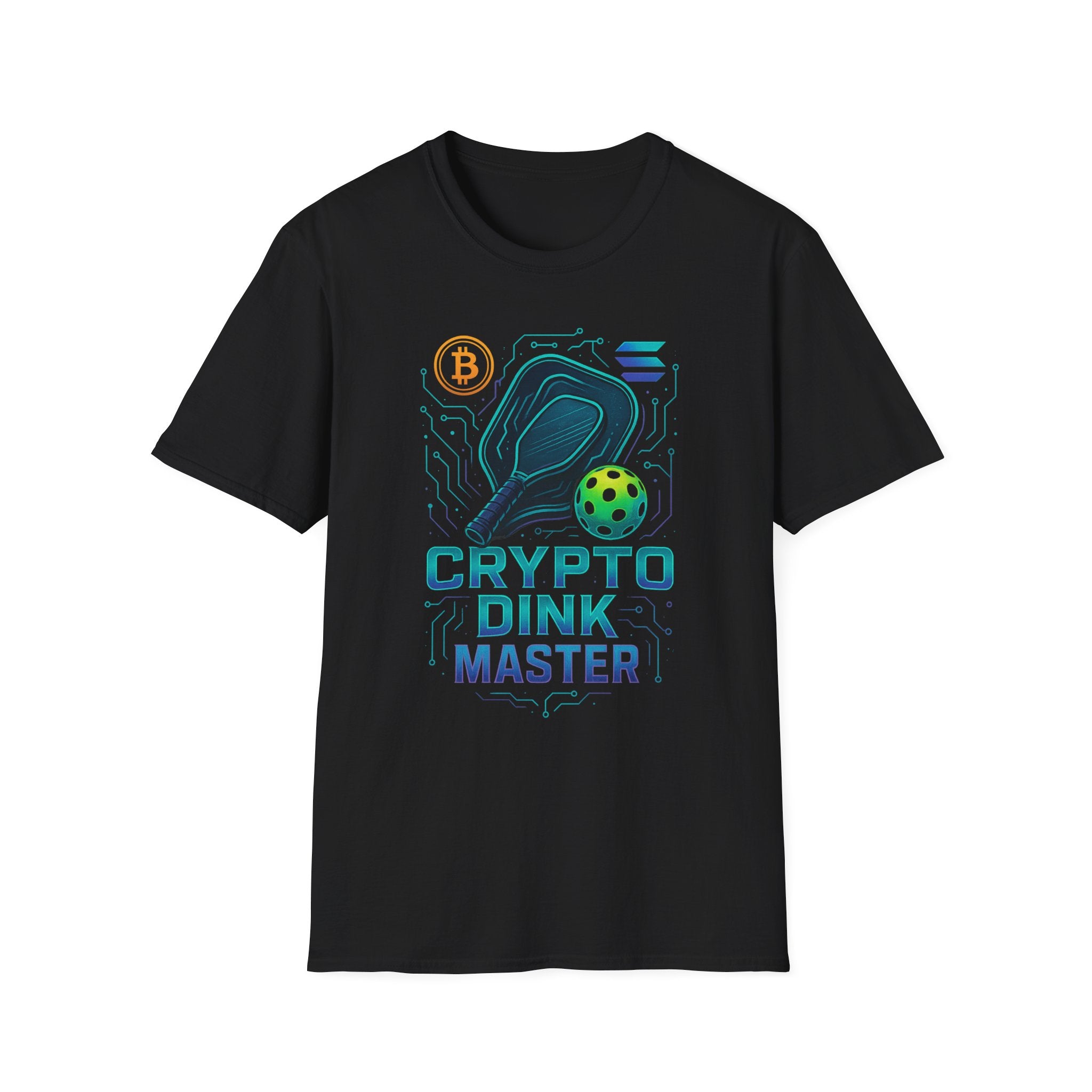Whale of the Pickleball Court Dink Master Bitcoin T-Shirt tee | 7 colors - 100% cotton