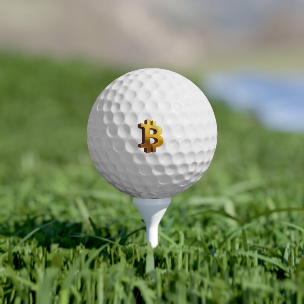 Golf Balls, 6pcs  -  Bitcoin