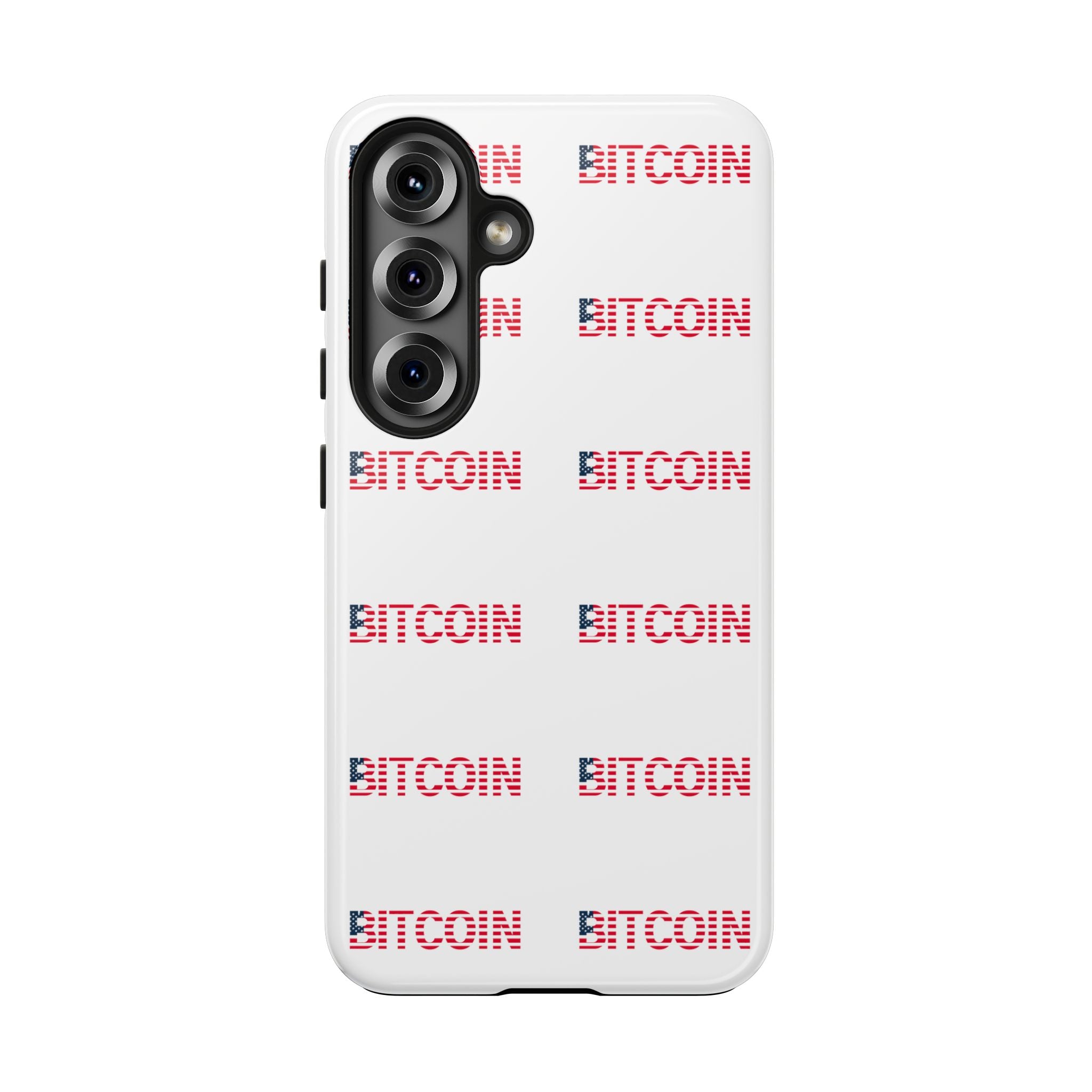Bitcoin Tough Phone Case | Crypto Phone Case | iPhone and Samsung Case | Glossy Protective Cover | Bitcoin Logo Case