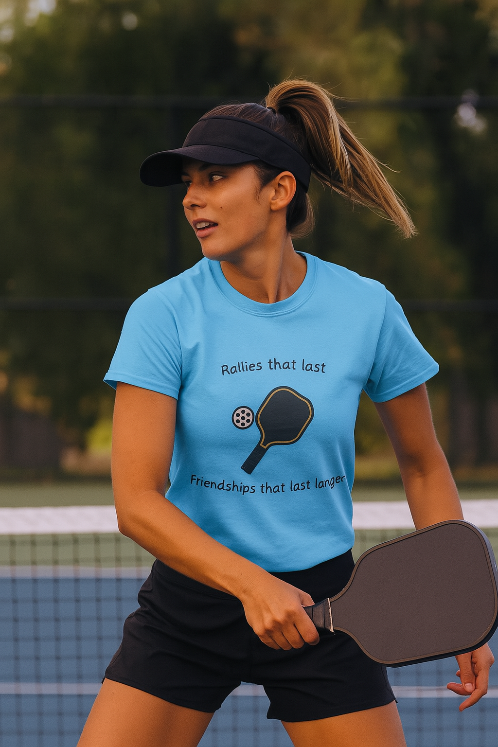 Pickleball Friends Forever T-Shirt Tee "Rallies That Last, Friendships That Last Longer" | 7 colors - 100% cotton